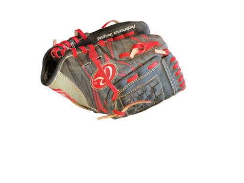Vist Large View of Product Image Which is Used Rawlings SAVAGE BB/SB Glove T-ball Black 10"