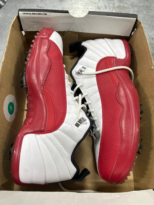 Vist Large View of Product Image Which is Used Nike Mens Golf Shoes Red Senior 10