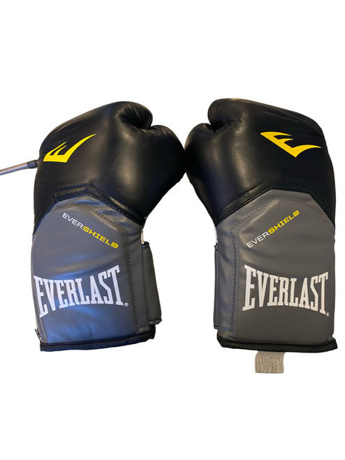 Vist Large View of Product Image Which is Used Everlast Boxing Gloves Black SM