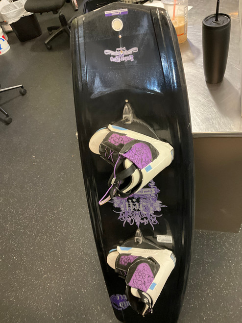 Vist Large View of Product Image Which is Used Liquid Force JETT Wakeboard Black 132 cm