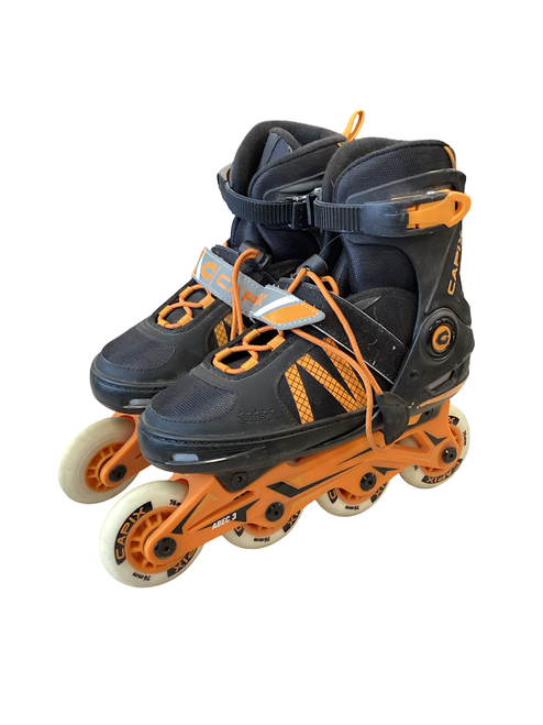 Vist Large View of Product Image Which is Used Capix Senior Aggressive Skates Black Adjustable