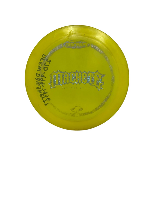 Vist Large View of Product Image Which is Used Discraft Z Machete 177g Disc Golf Driver Yellow