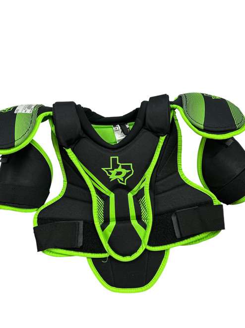 Vist Large View of Product Image Which is Used DALLAS STAR JR MED SP Junior Shoulder Pads MD