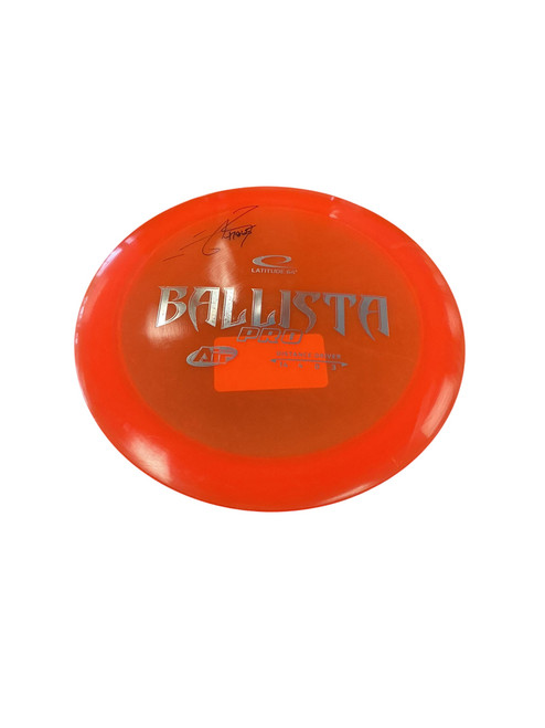 Vist Large View of Product Image Which is Used Latitude 64 BALLISTA Disc Golf Driver Orange