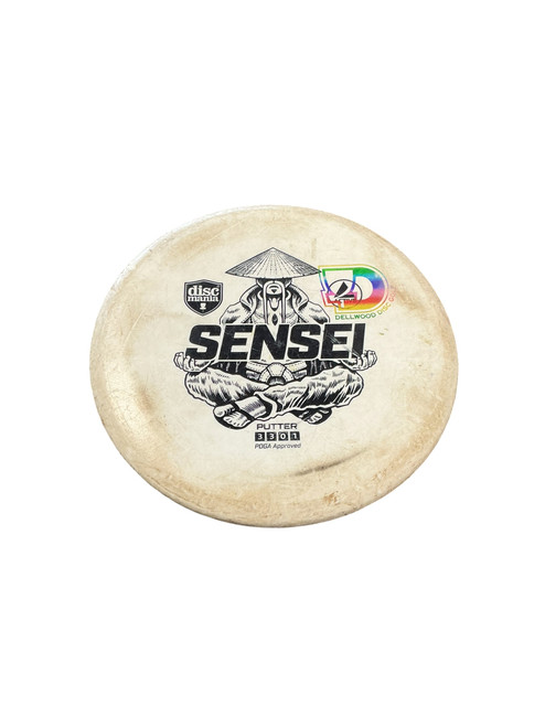 Vist Large View of Product Image Which is Used Discmania SENSEI PUTTER Disc Golf Putter White