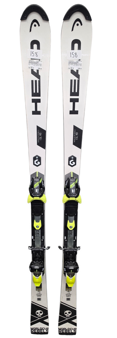 Vist Large View of Product Image Which is Used Head WORLD CUP REBELS I.SL RD Race Skis with Bindings 158 cm