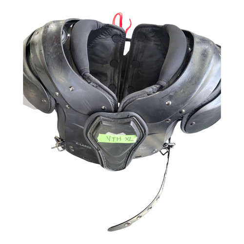 Vist Large View of Product Image Which is Used Xenith FLY PADS YOUTH XL FB Shoulder Pads Black XL