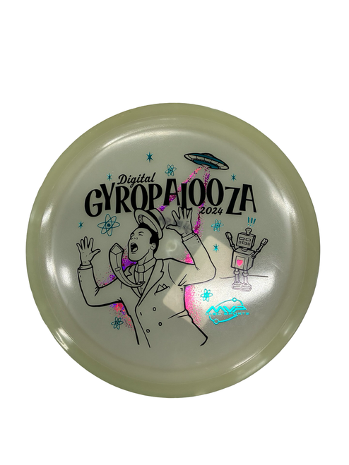 Vist Large View of Product Image Which is Used MVP GYROPALOOZA Disc Golf Driver White