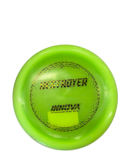 Vist Large View of Product Image Which is Used Innova DESTROYER Disc Golf Driver Yellow
