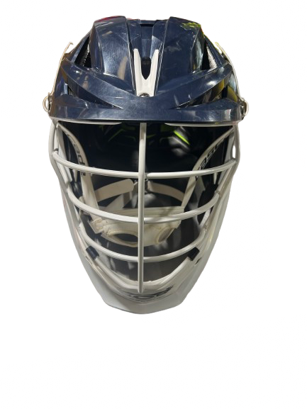 Vist Large View of Product Image Which is Used Cascade CASECADE XRS PRO W/CHINSTRAP Lacrosse Helmet Navy Blue One Size
