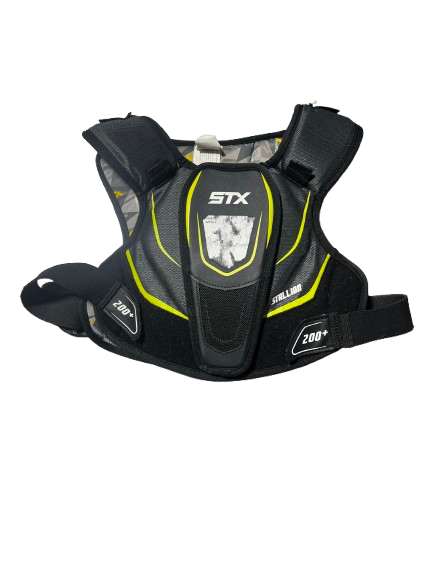 Vist Large View of Product Image Which is Used STX STX STALLION 200+ CHEST PROTECTOR Lacrosse Shoulder Pads Black MD