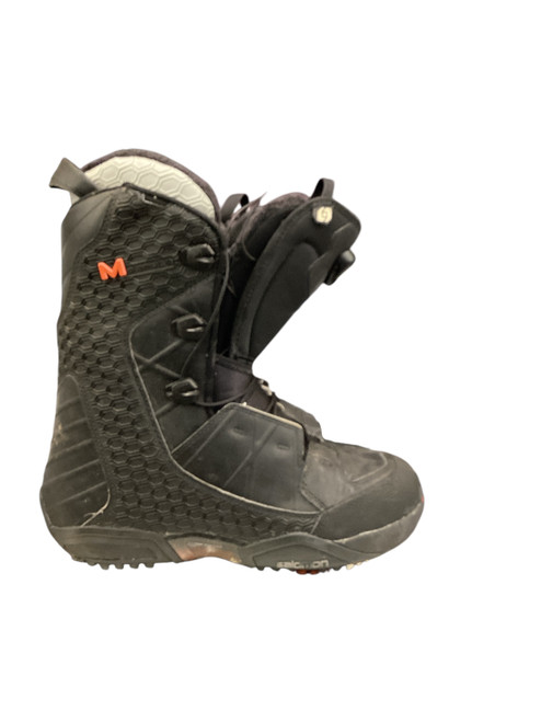 Vist Large View of Product Image Which is Used Salomon MALAMUTE Mens Snowboard Boots Black Senior 10.5
