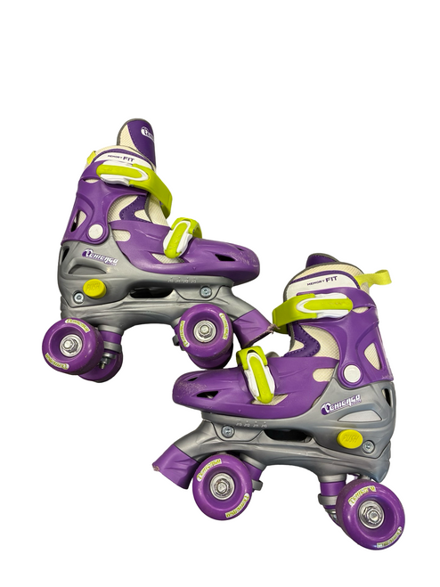 Vist Large View of Product Image Which is Used Chicago QUAD SKATE Child Roller Quad Skates Purple Adjustable