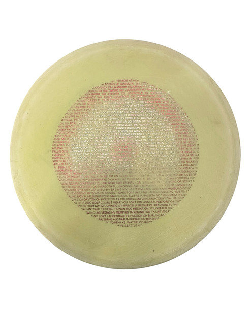 Vist Large View of Product Image Which is Used TOURNAMENT DISC Disc Golf Driver Yellow