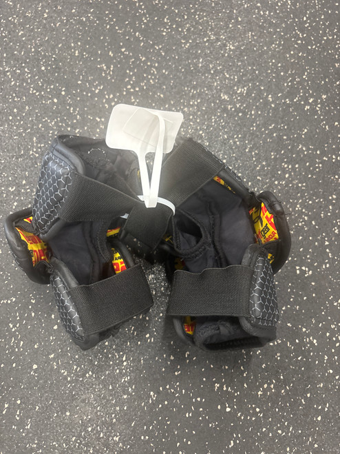 Vist Large View of Product Image Which is Used Under Armour SS ARM PADS Lacrosse Arm Pads/Guards Black SM