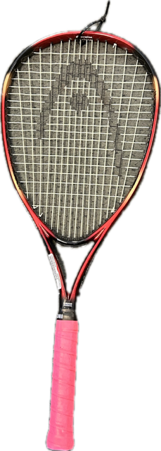 Vist Large View of Product Image Which is Used Head Racquet LEGEND PRO Adult Tennis Racquet Red 4 1/4"