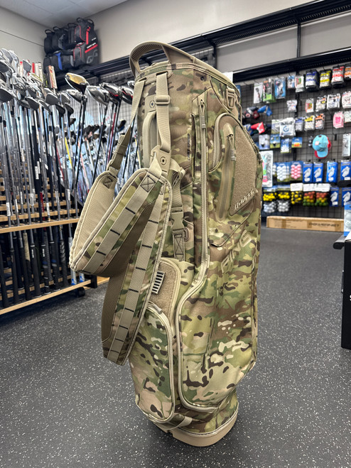 Vist Large View of Product Image Which is Used Ping HOOFER DESERT CAMO Mens Stand Bag Tan