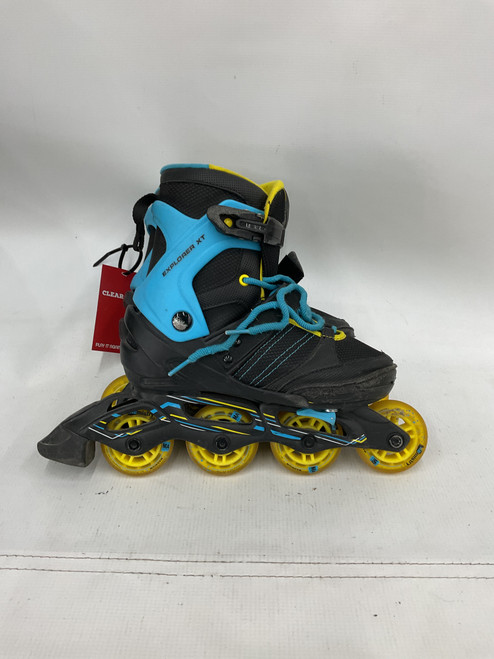 Vist Large View of Product Image Which is Used PACER ROLLER SKATES Junior Rec Fitness Skates Black Junior 03