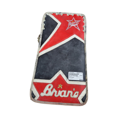 Vist Large View of Product Image Which is Used Brians SR BLOCKER Senior Goalie Blocker Red