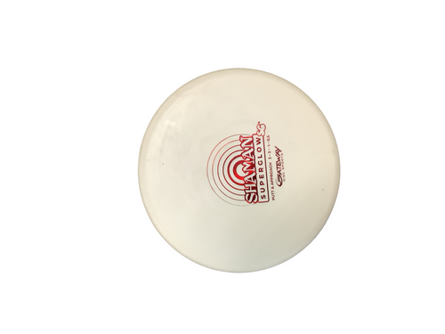 Vist Large View of Product Image Which is Used Gateway SHAMAN SUPERGLOW Disc Golf Putter White