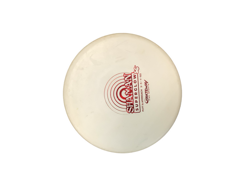 Vist Large View of Product Image Which is Used Gateway SHAMAN SUPERGLOW Disc Golf Putter White