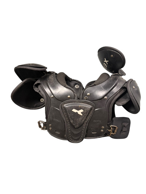 Vist Large View of Product Image Which is Used Xenith FLYTE FB Shoulder Pads Black XS