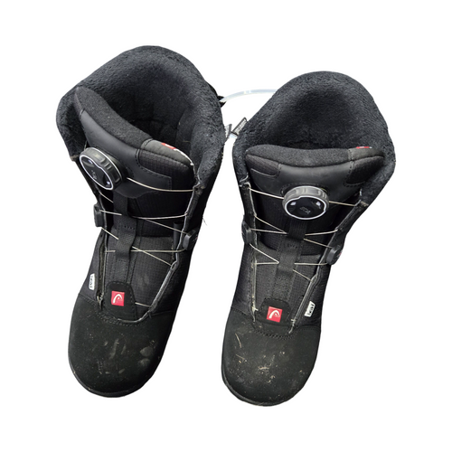Vist Large View of Product Image Which is Used Head JR BOA 4/5 BOOTS Boys Snowboard Boots Black Adjustable