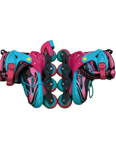 Vist Large View of Product Image Which is Used JUSUEN ABEC-7 Senior Rec Fitness Skates Pink Senior 5