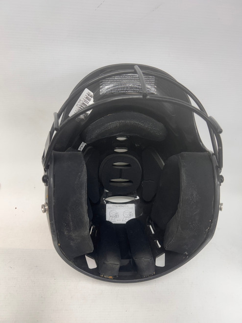 Vist Large View of Product Image Which is Used RIP-IT RIP-IT 6 - 6 7/8 Batting Helmet w/Mask Black And White SM