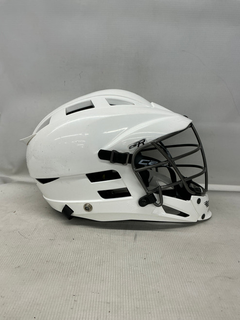 Vist Large View of Product Image Which is Used Cascade CASCADE CS-R Lacrosse Helmet White One Size