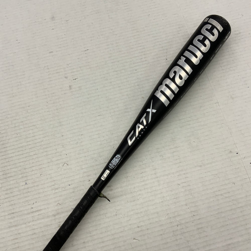 Vist Large View of Product Image Which is Used Marucci CAT X VANTA BB/SB USSSA 2 3/4 Bat Black 29"
