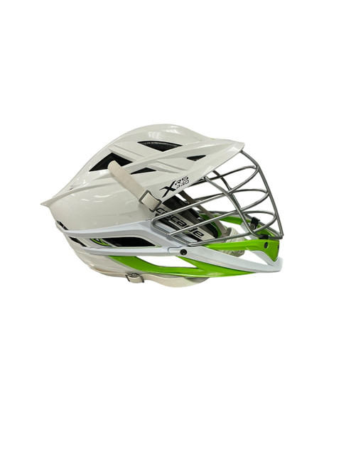 Vist Large View of Product Image Which is Used Cascade XRS PRO HELMET Lacrosse Helmet White One Size