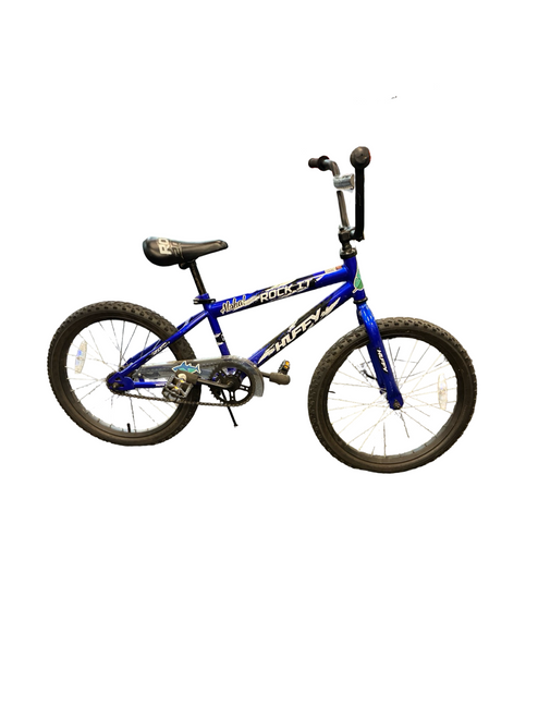 Vist Large View of Product Image Which is Used Huffy ROCK IT BLUE BMX Bike Boys Royal Blue 20"