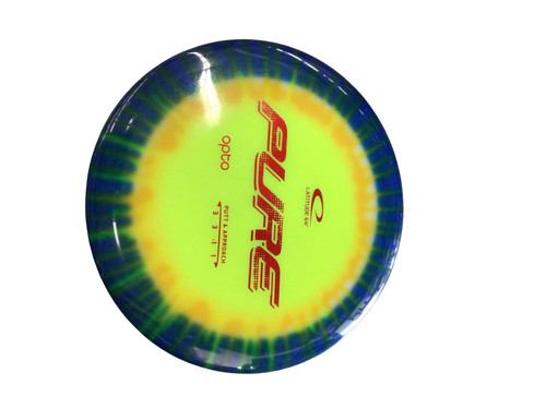 Vist Large View of Product Image Which is Used Latitude 64 PURE Disc Golf Putter Yellow