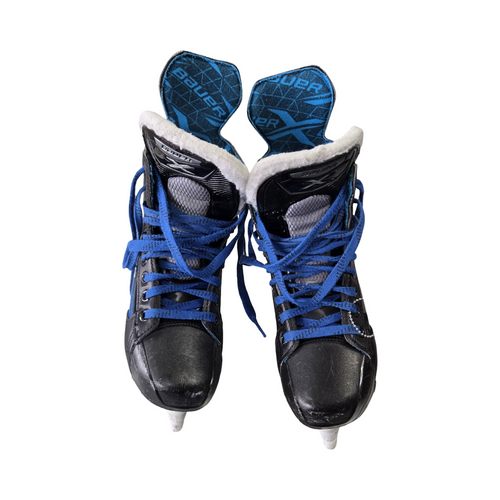 Vist Large View of Product Image Which is Used Bauer X JR SKATES SZ 4.5 D Junior Hockey Skate Junior 04.5