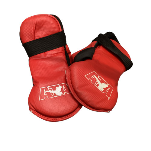 Vist Large View of Product Image Which is Used Century Martial Arts Foot Pads Red MD