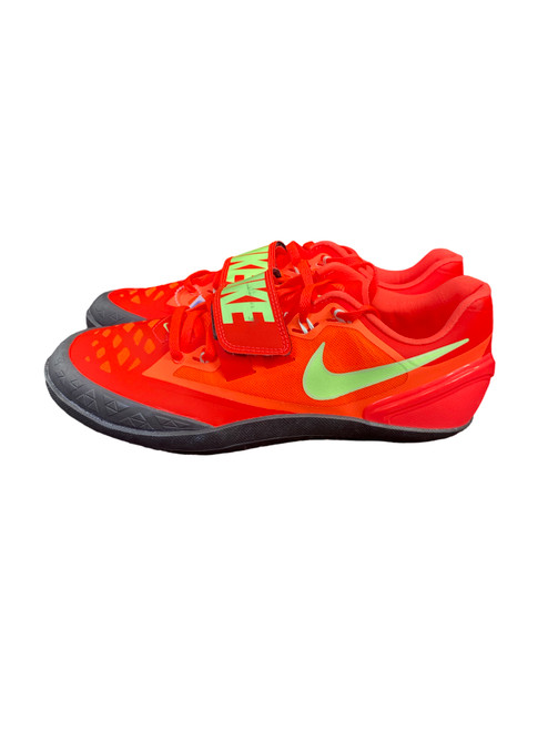 Vist Large View of Product Image Which is Used Nike Track & Field Cleats Adult Orange Senior 8.5