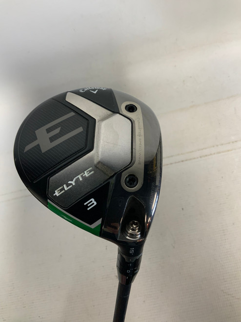 Vist Large View of Product Image Which is Used Callaway ELYTE Mens Fairway Wood RH 3 Wood