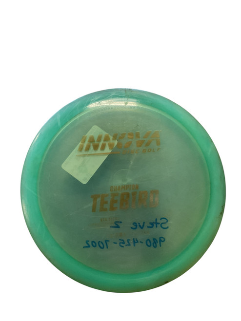 Vist Large View of Product Image Which is Used Innova CHAMPION TEEBIRD Disc Golf Driver Green