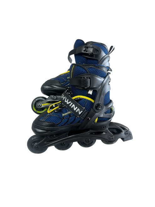 Vist Large View of Product Image Which is Used Schwinn SCHWINN Junior Roller Quad Skates Navy Blue Adjustable