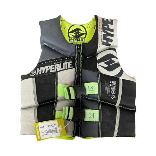 Vist Large View of Product Image Which is Used Hyperlite Youth PFD Grey Youth 50-90