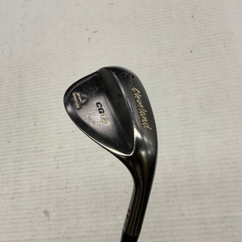 Vist Large View of Product Image Which is Used Cleveland CG 12 ZIP GROOVES Golf Wedge Mens RH 60 Degree