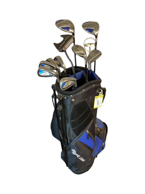 Vist Large View of Product Image Which is Used Adams Golf TIGHT LIES Mens Package Set RH Royal Blue 10 Piece