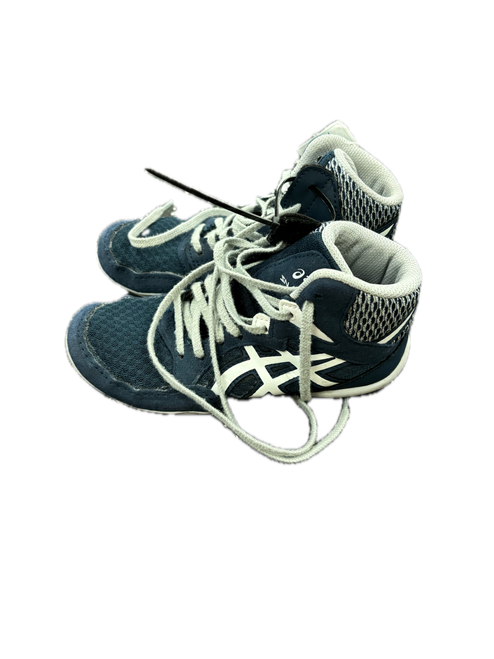 Vist Large View of Product Image Which is Used Asics SNAPDOWN 3 Wrestling Shoes Royal Blue Junior 01