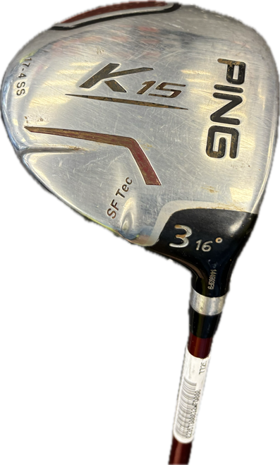 Vist Large View of Product Image Which is Used Ping K15 Mens Fairway Wood RH 3 Wood