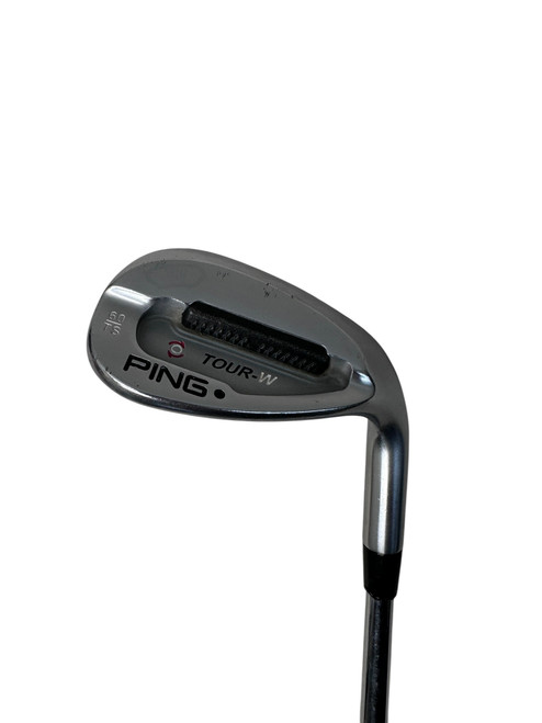 Vist Large View of Product Image Which is Used Ping TOUR W BLACK DOT Golf Wedge Mens RH Silver 60 Degree