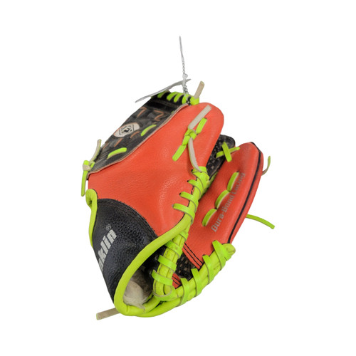 Vist Large View of Product Image Which is Used Franklin NEON GRIP 9INCH BB GLOVE BB/SB Glove RH Throw Orange 9"