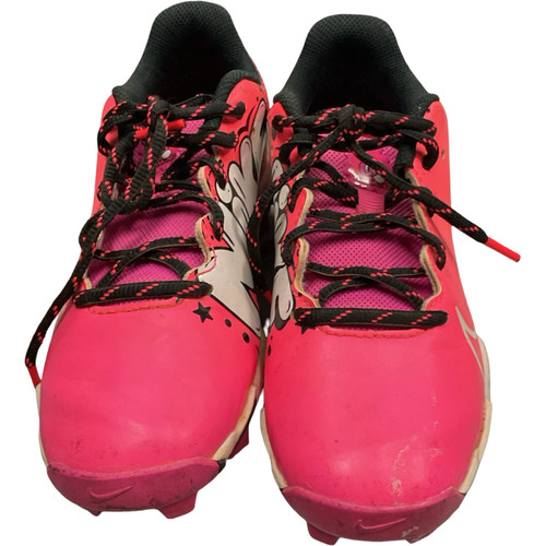 Vist Large View of Product Image Which is Used Nike DIAMOND BB/SB Cleats Pink Junior 03