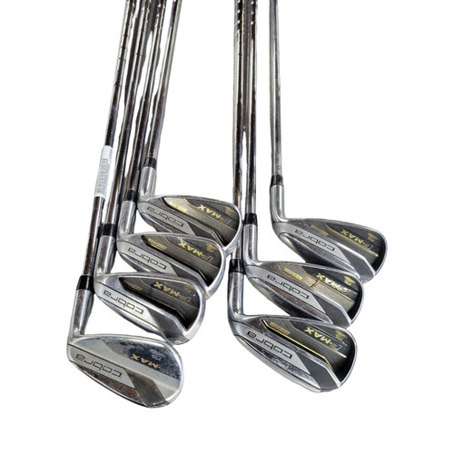 Vist Large View of Product Image Which is Used Cobra F MAX 5- GW IRON SET REG STEEL Mens Iron Set RH 5I-GW/AW