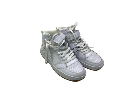 Vist Large View of Product Image Which is Used Champion Sports WHITE HIGH TOPS W/ GUM BOTTOM Basketball Shoes M White Senior 12